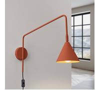 Aplique de pared Nox Rojo Ocre