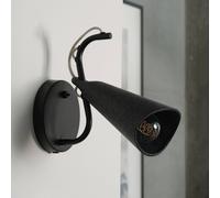 Aplique de pared OSRAM Decor Bell, negra, acero, E27