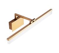 Aplique de Pared para baño, lámpara LED Moderna para gabinete con Espejo, luz Frontal para Espejo de Maquillaje con Cubierta acrílica, Accesorio de iluminación para Espejo de baño a Prueba de Humedad