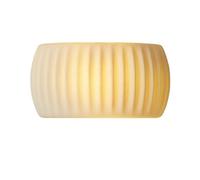 Aplique de Pared para decoración de Interiores, luz Blanca lechosa, luz de Pared Moderna nórdica Verde, lámpara de Pared Acanalada Naranja para mesita de Noche, iluminación de Pared para Pas