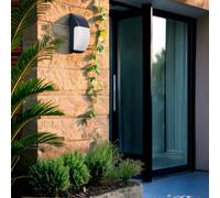 LEDKIA LIGHTING Aplique de Pared para Exterior Titus Negro E27