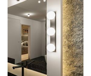 Aplique de pared Paulmann Gove IP44 G9 3 luces negro