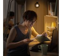 Aplique de pared recargable LED NIGHTLUX CYLINDER de OSRAM, negro touchdim