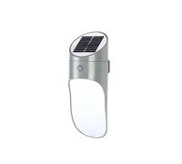 Aplique de pared redondo minimalista moderno para exteriores Control de luz por inducción del cuerpo humano Lámpara de pared LED Sensor de luz solar IP65 Iluminación de pared a prueba de lluvia