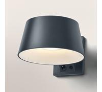 Aplique de pared solar OSRAM ENDURA STYLE BRELLA, gris, sensor IP54