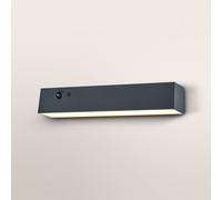 Aplique de pared solar OSRAM ENDURA STYLE SHORE, gris, sensor, IP54