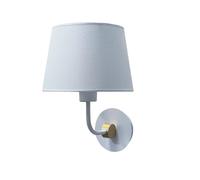 Aplique de pared "Solor" (1xE27) - Blanco/Oro