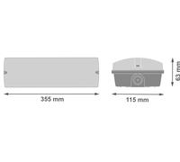 Aplique de pared/techo EM BULKHEAD E 1.3W 3H EM/AC 4099854230677