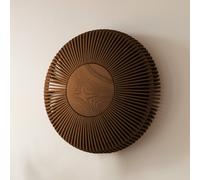 Aplique de pared UMAGE Clava up, Ø 49 cm, madera oscura