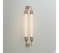 Aplique de pared UMAGE Lemon Squeeze 2 luces, longitud 94 cm, latón