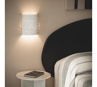 LEDKIA LIGHTING Aplique de Pared Yeso Hole Multi Blanco E14