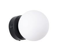 Aplique de pared Yoli 1 negro