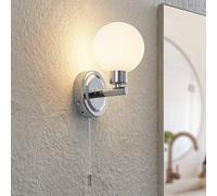 Aplique de pared Zaniba de Lindby, cromo