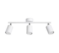 Aplique De Techo Luz Blanca Metal 3 Focos 46 Cm Ajustable GU10