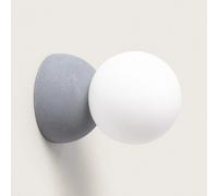 LEDKIA LIGHTING Aplique de Yeso Ball Vulni Blanco G9