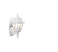 Aplique E27 pared aluminio blanco IP43 Sovil Nano 201 02