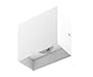 Aplique esme 2x3w led 500lm 4000k l.10xan.5xal.10cm blanco