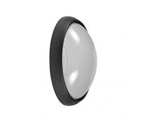 Aplique ext. aluminio vega peq.1xe27 negro 10x22x14 cm ip44