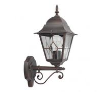 Aplique exterior aluminio bootes 1xe27 marron ip44 44x27x18 cm