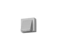 Aplique exterior aluminio color gris serie loyd single 7.9cm