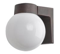 Aplique Exterior Aluminio Procyon 1xe27 Marron 18x18x15 Cm Ip44