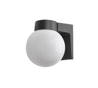 Aplique exterior aluminio Procyon 1xE27 negro