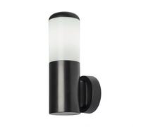 Aplique exterior azafran 1xe27 negro policarbonato 19,6x9,1x13,4 cm