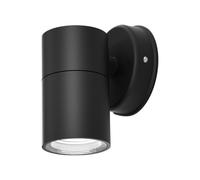 Aplique exterior becala 1xgu10 negro ip44 11,3x7,3x11,3 cm