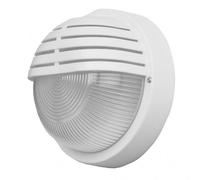 Aplique exterior canopus 1xe27 policarb. blanco 18,5x18,5x9,5 cm ip44