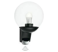 Aplique exterior con sensor L 585 (60 W, 22,8 x 21,5 x 30,7 cm, Negro, IP44)