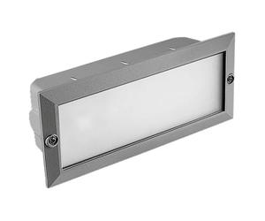 Aplique exterior empotrable Tamesis (60 W, 8 x 24 x 10 cm, Antracita, IP44)