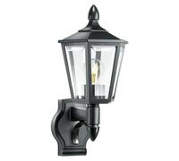 Aplique exterior L 15 (60 W, 24,3 x 18,8 x 40,4 cm, Negro, IP44)