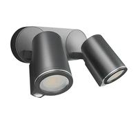 Aplique exterior LED con sensor SPOT DUO SC (14,6 W, L x An x Al: 17,5 x 24,7 x 9,8 cm, Antracita, Blanco cálido)