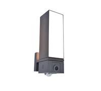 Aplique exterior led cuba 1000 lm color luz regulable con sensor movimiento