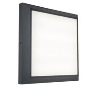 Aplique exterior LED Helena (20 W, 36 x 220 x 220 mm, Gris oscuro, IP54)