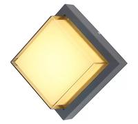 Aplique exterior LED Jalla (12 W, Gris, IP54)