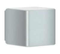Aplique exterior LED L 840 SC (9,1 W, 13,4 x 11 x 11 cm, Plateado, IP44)