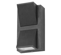 Aplique exterior LED Loyd (4,1 W, 6,2 x 7,9 x 14 cm, Antracita, IP55, 2 ud.)
