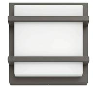 Aplique exterior LED Petronia (12 W, 53 x 190 x 190 mm, Antracita, Blanco, IP44)