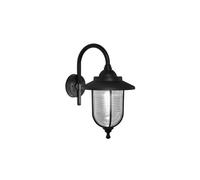 Aplique exterior policarbonato color negro serie canela 25.2cm 34.2 cm