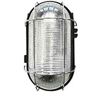 Aplique farol aluminio negro mod. zurich 60w e27 ip44