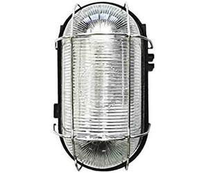 Aplique farol aluminio negro mod. zurich 60w e27 ip44