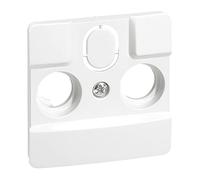 Aplique Frontal Tv Niloe 2-3 Agujeros Bl. (Legrand 664767)