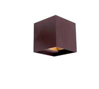 Aplique IP54 Open LED 2x5W 4000K Marrón óxido