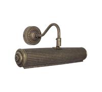 Aplique Lámpara de Cuadros Latón B: 31,5 CM Orientable en Bronce Art Nouveau E14