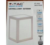 Aplique Lámpara LED de Pared 12W 4000K Intermedia Blanco IP65