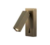 Aplique lector MANTRA TARIFA color cuero LED 3W 3000K. 15 cm