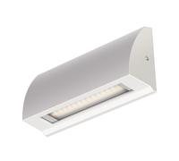 ledscom.de Aplique LED/luz de escalera SEGIN para exteriores, IP54, plano, downlight mate, angular, 3,8 W, 265lm, blanco cálido