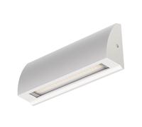 ledscom.de Aplique LED/luz de escalera SEGIN para exteriores, IP54, plano, downlight mate, angular, 6,2 W, 566lm, blanco cálido