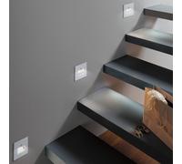 Aplique LED con sensor para empotrar en pared Edge Quadro de Paulmann, blanca,